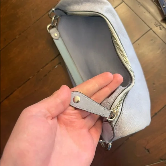 Coach Light Blue/Purple Boho Leather Shoulder Bag - Picture 16 of 16